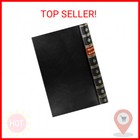 Spiral Bound Photo Album 300 Bi-directional Memo Pockets Hold 4x6 Photos  Black