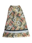 Vintage 70s Handmade Kids Girls Quilted Patchwork Maxi Skirt