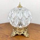 Vintage Clear   Frosted Glass Nightlight Lamp   Vintage Lamp