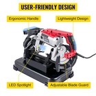110v 5in Portable Band Saw Alloy Steel Led Ergonomic