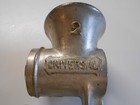 Vintage antique Universal No  2 Meat Food Grinder Metal Usa   W extra Blades