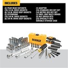 Dewalt Dwmt73801 Mechanics Tools Kit And Socket Set 108 Piece