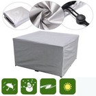 Waterproof Garden Patio Outdoor Furniture Sofa Couch Chair Table Covers Silver