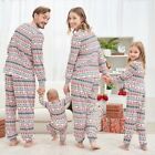 Christmas Family Matching Pyjamas Set Adult Kids Baby Nightwear Sleepwear Set