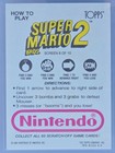 Super Mario Bros  2 Nintendo  8 1989 Vintage Trading Card Collectible