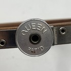 Vintage Queen Tension Wheel 5  Wood Embroidery Hoop Felt Lined Nun   s Boilproof