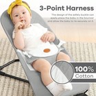 Portable Baby Bouncer Seat Rocking Chair For Infants Toddlers 0-18 Months