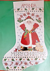 Vintage Dimensions 8073 Christmas Stocking Mary Engelbreit s Crewel Kit 16   h 