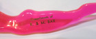 New Vintage 1950 s Pink Acrylic Woman 7  Letter Opener R    M  Bar Advertising