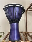 Toca Freestyle Colorsound Purple Djembe 7    Hand Drum Synthetic Rope Tuned 12   