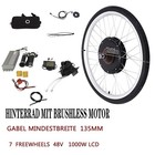 28  E Bike Rear Wheel Electric Bicycle Hub Motor Conversion Kit 48v 1000w W  Lcd