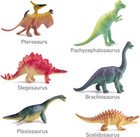 Dinosaurs Toys 12-pack 5  To 7  Realistic Dinosaur Figures With Dinosaur Book  K