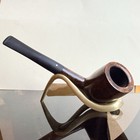 Irwins London Made 135 W  Upgraded White Spot Stem - Briar Estate Tobacco Pipe