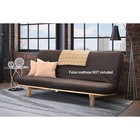 Queen Solid Wood Futon Sofa Bed Frame Convertible Made In Usa