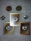 Wwii Donation Pin Whw Winterhilfswerk Leather Pressed Rune Symbol Lot Tinnie