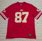 New Mens Large Nfl Apparel Kansas City Chiefs  87 Travis Kelce Jersey Shirt