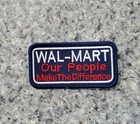 Vintage 1980 s Walmart Uniform Patch  Embroidered Iron On 3 