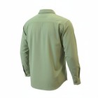 Duluth Trading Vintage Lime Green Light Nylon Outdoor Long Sleeve Shirt Size 2xl