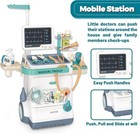 Deluxe Doctor Kit For Kids - 26 Piece Pretend Medical Station Toy Set With Play