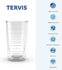 Tervis Clear   Colorful Insulated Tumbler  16oz - 4 Pack - Boxed  Clear - New