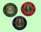 Tonga 13  Stamps  128-133  C1-c6 co7  First Gold Coin  1963  Mnh  Backing Intact