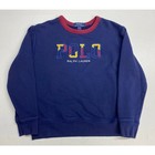 Youth Boys Polo Ralph Lauren Spell-out Fleece 2-piece Crewneck Pants Set  M