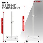 5core Speaker Stand 2pcs Heavy Duty Adjustable 61  Dj Pa Stands 35mm W Wheels