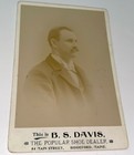 Rare Antique Occupational Davis Shoe Company Advertising Cabinet Photo  Maine 