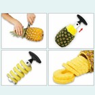 Plastic Pineapple Corer Slicer Cutter Peeler Tool Kitchen Easy Gadget Fruit