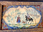Rare Vintage Middle Eastern Persian Horse Gouache Painting - Framed On Celluloid