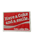 Have A Coke And A Smile Embroidered Iron-on Patch   gorgeous   