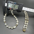 Ancient Roman       crystals  Quads Beads Necklace   