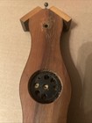 Vintage Banjo Style Wood   Brass Weather Station Barometer Western Germany 12   