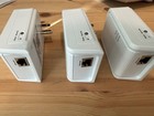 3x Ethernet Adapters Sercomm Corporation Ip522cg V2 200mbps Powerline