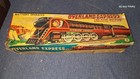 Vintage Tin Litho Overland Express 3140 Battery Operated Train Japan Toys In Box