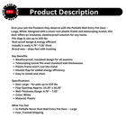 Petsafe Large Wall Pet Door White Never Rust Telescoping Frame Energy Saving