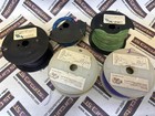 5rolls - 24awg Teflon Hookup Wire - Ptfe 200c 600v Silver Stranded Copper