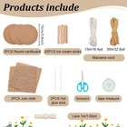 Macrame Cord Basket Weaving Craft Kit For Beginners Diy Storage Basket Storag   