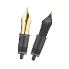 2 Pcs Number 8 Fountain Pen Replacement Medium Nib Gold Fits C2000 V800 C80