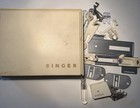 Vintage Singer Attachments Sewing Machine Accessories Vtg Original Case Mcm