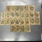 Vintage 1920s Old Maid Card Game Lot Of 26  incomplete 
