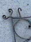 19th Century Antique Wrought Iron Trade Sign    butchers Arm    Hand Painted
