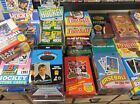 Huge Lot Of 200 Unopened Old Vintage Multi Sports Cards In Wax Cello Rack Packs