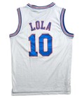 Space Jam Jersey Lola Bunny  10 Tune Squad Basketball Stitched  Sz Large   White
