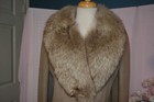 Cashmere And Silver Fox Double Breasted Coat By Royal Cashmere