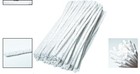 White Hard Bristle Pipe Cleaners 6 Inch Bulk Pack - Ideal For Tar   Resin