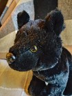 Black Wolf Webkinz Hm700 Rare Collectible Soft Plush Toy No Code Ganz Retired
