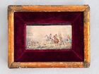 18c Or 19c Hand Painted Battle Scene 7 Years War France Austria Britain Prussia