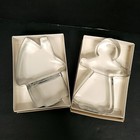 Run Fox Gingerbread House Girl Cookie Cutter Christmas Vintage Lot Of 2
