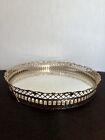 Vintage 1950s Small Gold Mirrored Vanity Dresser Tray  Hollywood Regency